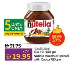 Nutella - Hazelnut Spread