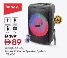 Portable Speaker System TS 4001