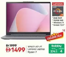 Lenovo - Laptop Ryzen 7