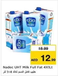 UHT Milk Full Fat 4X1Lt