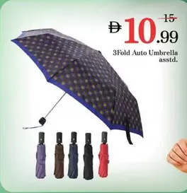 3Fold Auto Umbrella