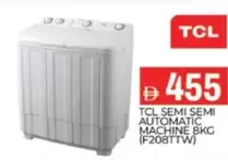 SEMI SEMI AUTOMATIC MACHINE 8KG (F208TTW)