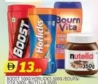 Nutella - BOOST, HORLICKS, BOURN-VITA, NUTELLA