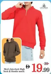 Men's Interlock High Neck & Hoodie asstd.
