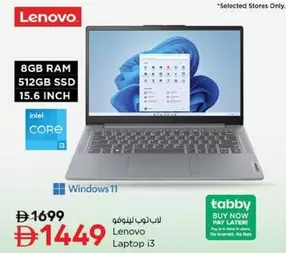 Lenovo - Laptop i3