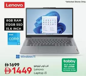 Lenovo - Laptop i3