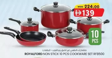 Set - NON STICK 10 PCS COOKWARE SET RF8500