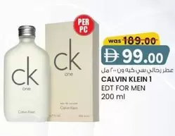 Calvin Klein - 1 EDT FOR MEN