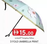 3 FOLD UMBRELLA PRINT