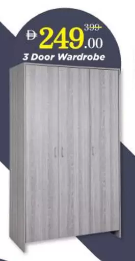 3 Door Wardrobe
