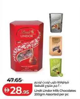 Lindor Milk Chocolates