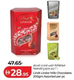 Lindor Milk Chocolates