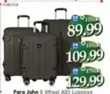 Abs - 8 Wheel ABS Luggage