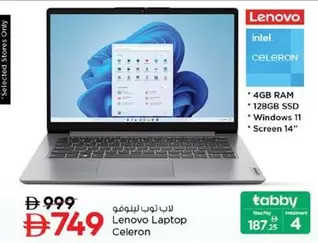 Lenovo - Laptop Celeron