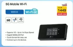 5G Mobile Wi-Fi M8550