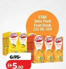 Orange - Tetra Pack Fruit Drink
