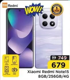 Xiaomi - Redmi Note15 8GB/256GB/4G