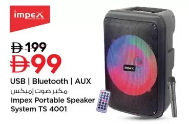 Portable Speaker System TS 4001