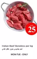 Indian Beef Boneless per kg