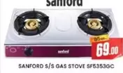 S/S GAS STOVE SF5353GC