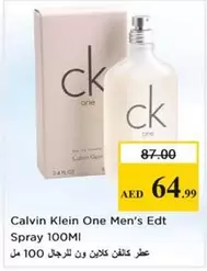 Calvin Klein - One Men's Edt Spray