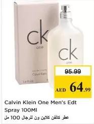 Calvin Klein - One Men's Edt Spray