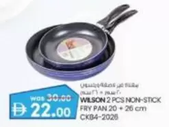 2 PCS NON-STICK FRY PAN 20 + 26 cm CKB4-2026