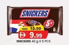 SNICKERS 40 g X 5 PCS