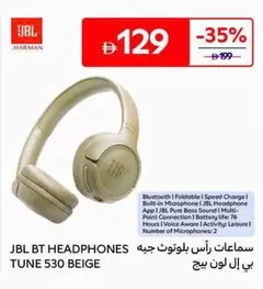 Jbl - BT HEADPHONES TUNE 530