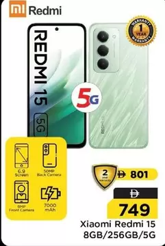 Xiaomi - Redmi 15 5G 8GB/256GB