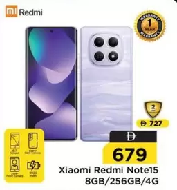 Xiaomi - Redmi Note15 8GB/256GB/4G