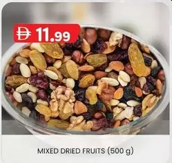 MIXED DRIED FRUITS