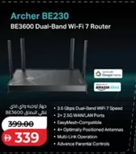 BE3600 Dual-Band Wi-Fi 7 Router