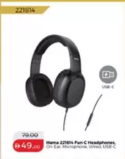 221814 Fun C Headphones