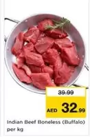 Buffalo - Indian Beef Boneless ()