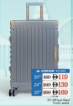 PC 4Wheel Hard Trolley