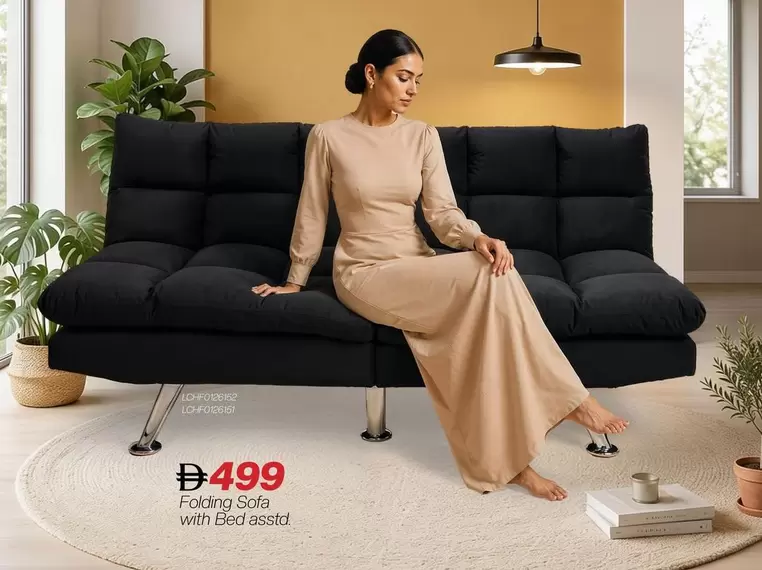 Folding Sofa with Bed Assist
