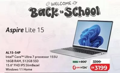 Ram - Aspire Lite 15 AL15-54P