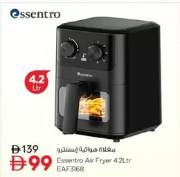 Essentro Air Fryer 4.2Ltr EAF3168