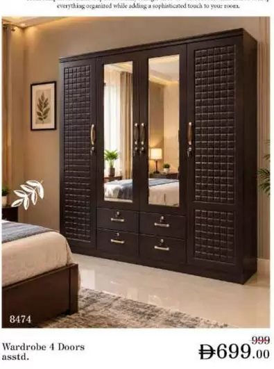 Wardrobe 4 Doors