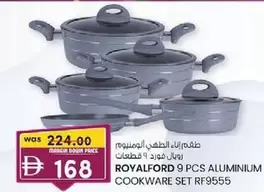 Set - 9 PCS ALUMINIUM COOKWARE SET RF9555