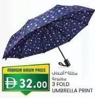 3 FOLD UMBRELLA PRINT