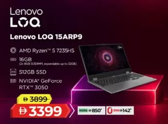 Lenovo - LOQ 15ARP9