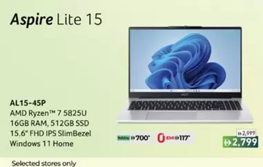 Ram - Aspire Lite 15 AL15-45P