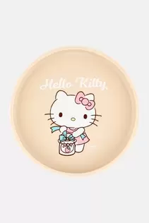 Silicon Hello Kitty Plate, Cream