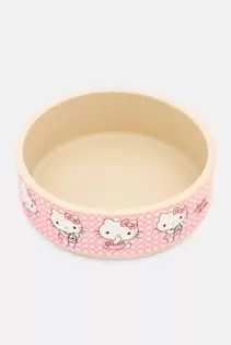 Silicon Hello Kitty Bowl, Peach