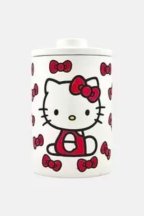 Hello Kitty Ceramic Jar With Led, Off White