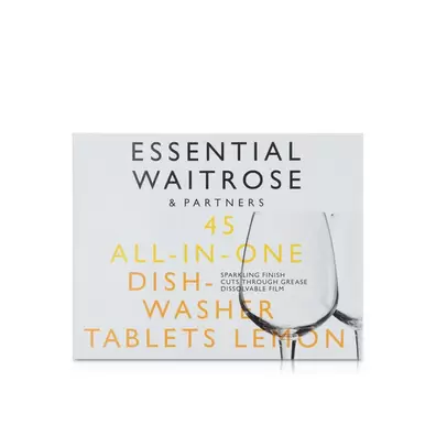 Waitrose All in One Dishwashing Tablets Lemon x 45 810g