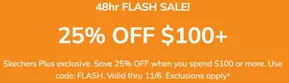 48hr Flash Sale! 25% Off $100+