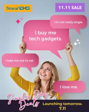 Sharaf DG catalogue in Ruwais | Celebrate Yourself This Singles Day! | 2025-11-07T00:00:00.000Z - 2025-11-11T00:00:00.000Z